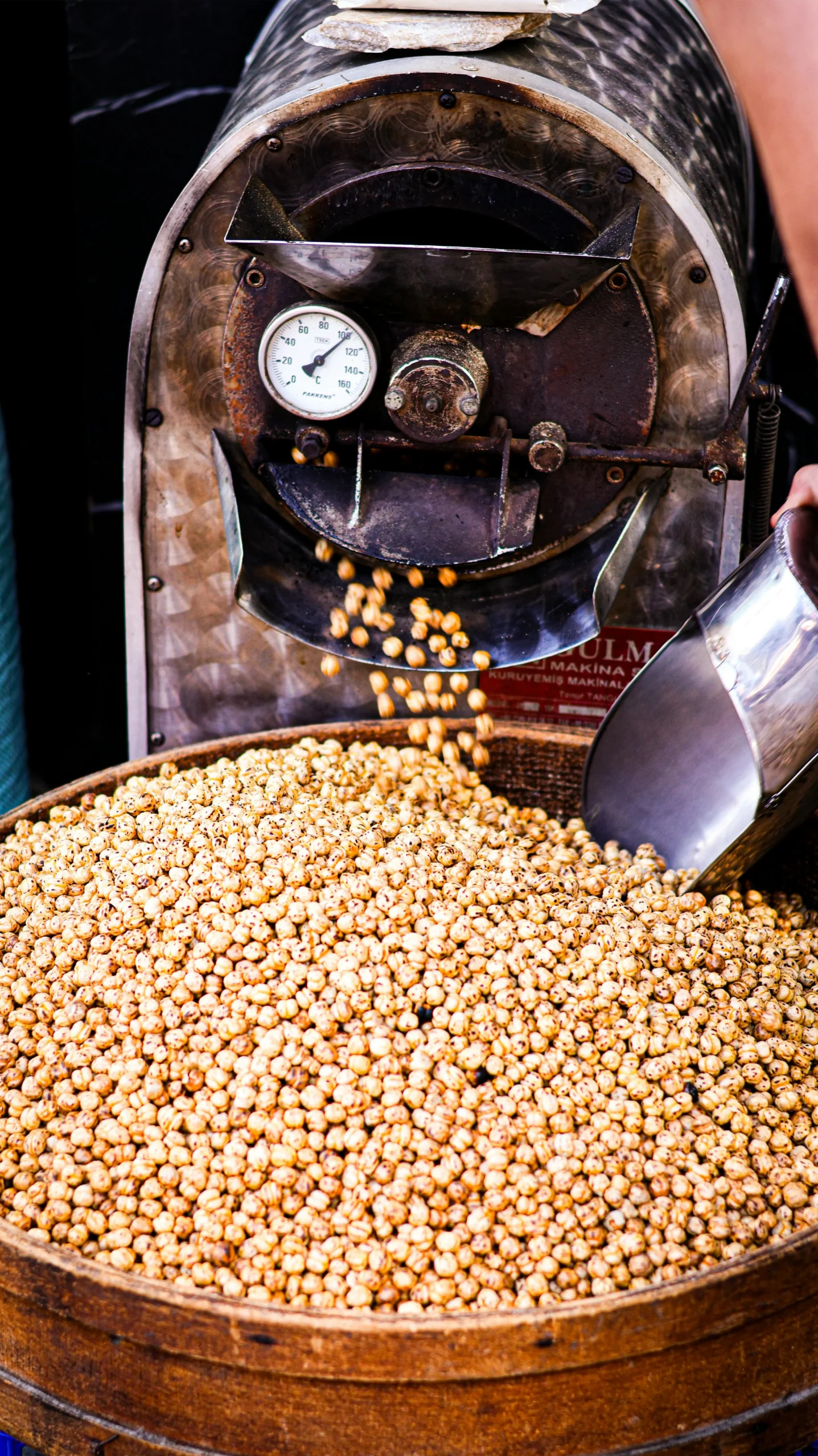 Fábrica de piensos con producción industrial