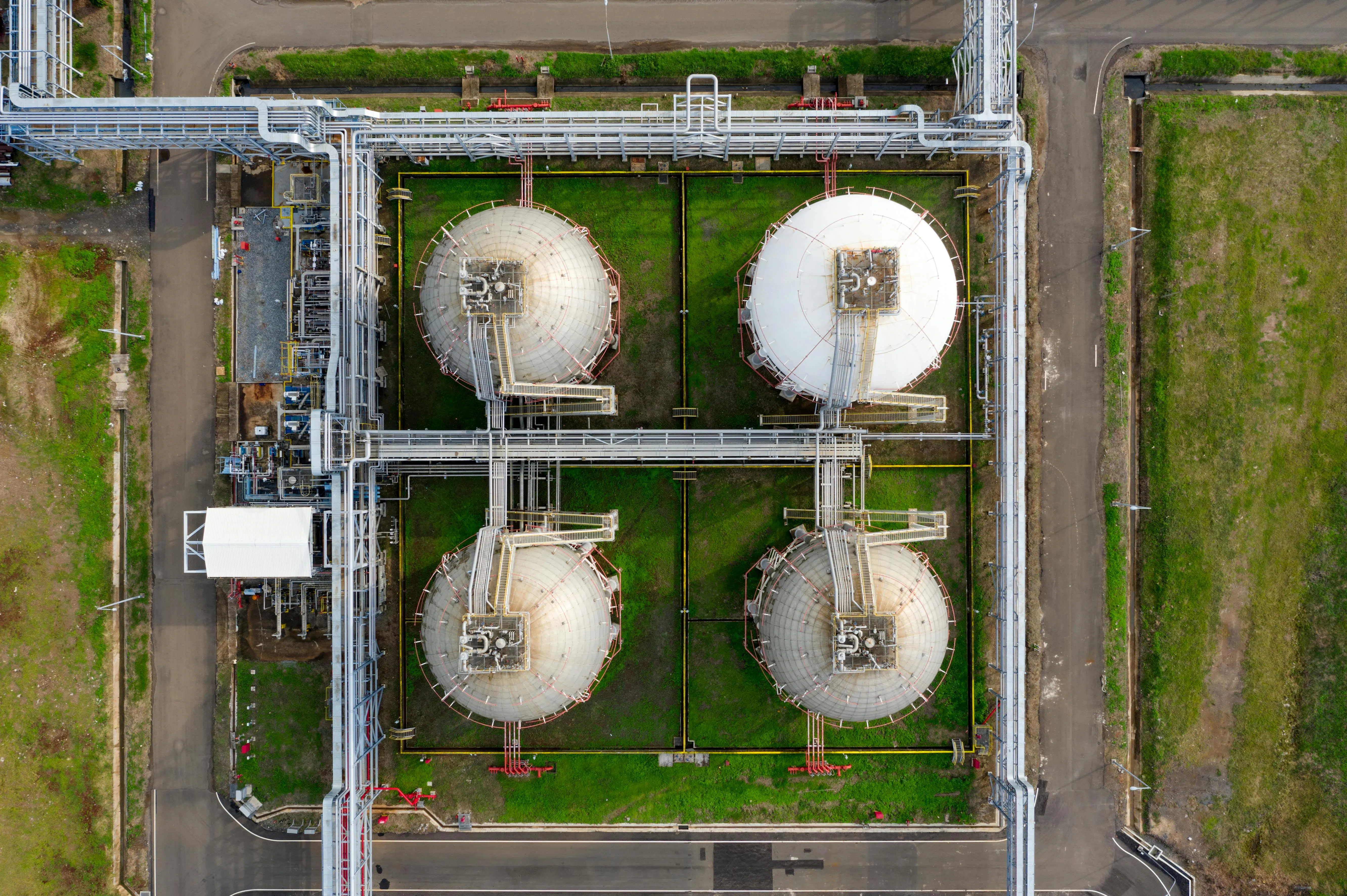 Instalación petroquímica industrial