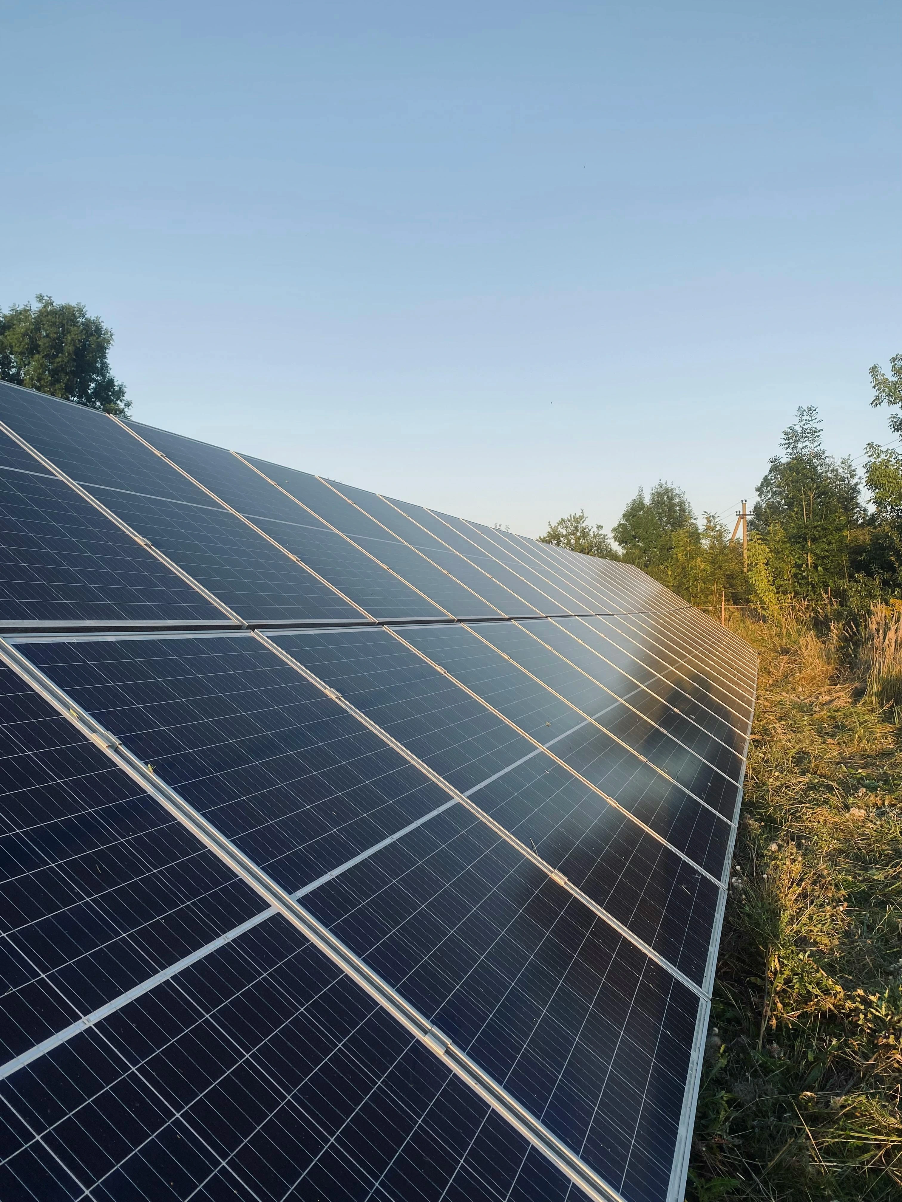 Parque solar energía renovable
